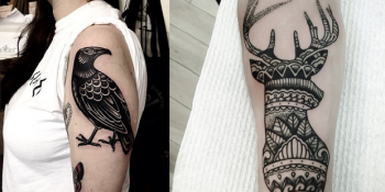 Dövme Dediğin Siyah Beyaz Olur Diyenlere İlham Olacak Birbirinden Cool 24 Örnek