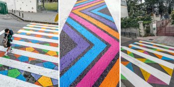 Sıkıcı Yaya Geçitlerini Rengarenk Sanat Eserlerine Dönüştüren Bulgar Sanatçı