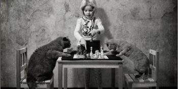 Küçük Kız Çocuğu ve Kedilerinin Mutluluk Aşılayan Dostluk Öyküsünü Fotoğraflayan Sanatçı