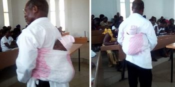 Öğrencisinin Ağlayan Bebeğini Sınıfta Gezdirerek Yatıştıran Şefkatli Öğretmen