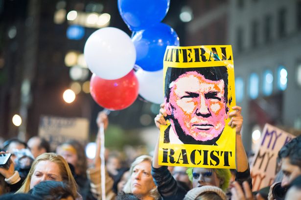 New-Yorkers-Take-To-The-Street-To-Protest-President-Elect-Donald-Trump