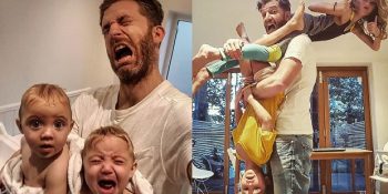 Dört Kız Babası Olmanın Zorluklarını Müthiş Tatlı Fotoğraflarla Anlatan Simon Hooper