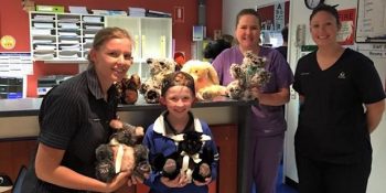 Hasta Yaşıtlarına Hediye Etmek İçin Peluş Oyuncak Dikmeyi Öğrenen Sevgi Dolu Çocuk