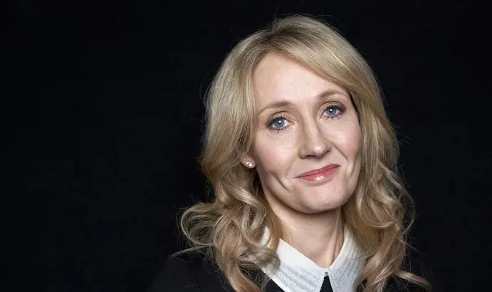 This Oct. 16, 2012 photo shows author J.K. Rowling at an appearance to promote her latest book "The Casual Vacancy," at The David H. Koch Theater in New York. Rowling, the popular author of the "Harry Potter" series, spoke for just over an hour before a capacity crowd in her sole U.S. public appearance to promote her first novel for grownups. (Photo by Dan Hallman/Invision/AP)