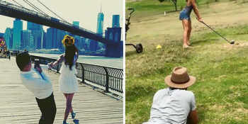 Kadınların Fotoğraf Çektirirken Erkek Arkadaşlarını Perişan Ettiğini Gösteren 20 Üzücü Kare