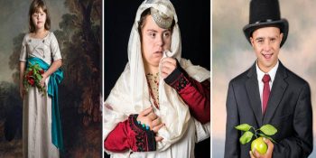 Ünlü Tabloları Down Sendromlu Çocuklarla Tekrar Canlandıran Bir Farkındalık Projesi