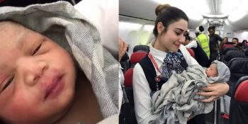 Leyleklerle Değil Uçağın İçinde Hosteslerle Dünyaya Gelen Bebek