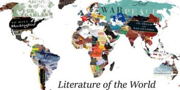 Kıtalara Göre En Çok Okunan Yazarları Gösteren Dünya Edebiyat Haritası