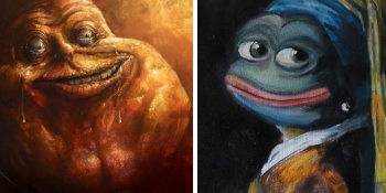 İnternetin 22 Ünlü Troll Yüzünün Sanatsal Yağlı Boya Çalışması