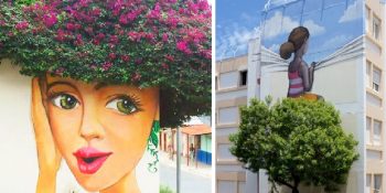 Doğayla Bütünleşmiş Sokak Sanatına 24 Muhteşem Örnek