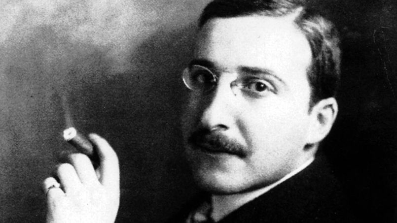 Stefan Zweig (1881-1942) ecrivain autrichien, ici vers 1912 --- Stefan Zweig (1881-1942) austrian writer, here c. 1912