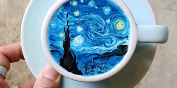 Latte Köpüğünü Ünlü Tablolara Dönüştüren Başarılı Baristadan 28 Sanat Eseri Kahve
