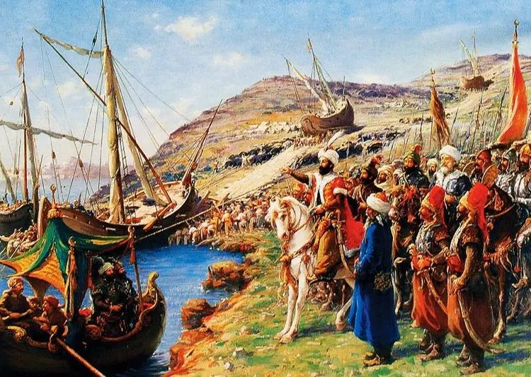 gemileri_karadan_yürütme
