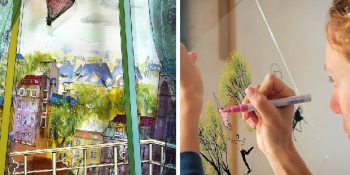 Cam Üzerinde 3D Tekniği İle Büyüleyici Çalışmalar Yapan Sanatçıdan 18 Enfes Örnek