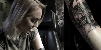 Babasına Hep Yakın Olabilmek İçin Küllerinden Dövme Yaptıran Kadın