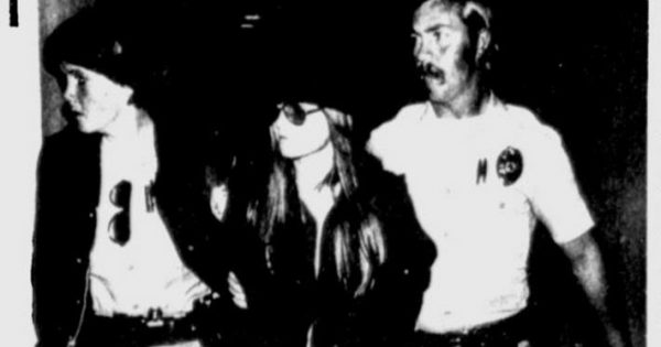 January 30, 1979, The Tuscaloosa News, page 3, Brenda Spencer (C) escorted into San Diego police station,