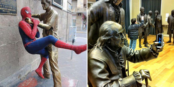 Heykellerin İnsan Eliyle Hayat Bulduğu 24 Eğlenceli Fotoğraf