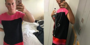 İş Yerine Şortla Gittiği İçin Binaya Alınmayan Adamın İlginç Protestosu