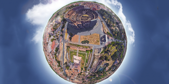 Uydudan Çekilmiş 21 Şehrin Görselini Küçük Gezegenlere Dönüştüren Sanatçı