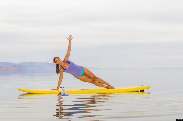 sörf tahtası yoga