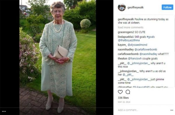 Cutest older man shares photos of his wife on Instagram