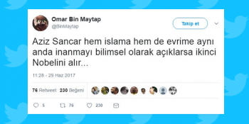 Aziz Sancar’ın Evrimle İlgili Yaptığı Açıklamalar ve Sosyal Medyadan Gelen Tepkiler