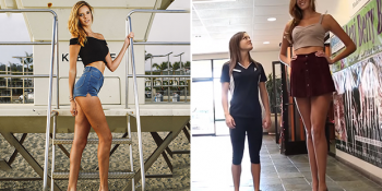 Yanındakileri Hobbit Gibi Gösteren Dünyanın En Uzun Bacaklı Mankeni; Chase Kennedy