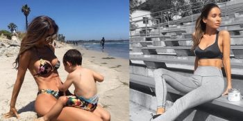 İkinci Bebeğini Taşıyan ve 6 Aylık Hamile Olmasına Rağmen Hiç Belli Etmeyen Model