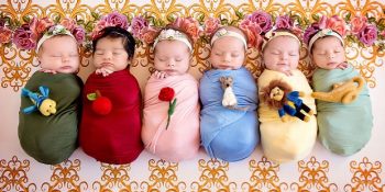 Disney Prensesleri Gibi Giydirilip Melek Gibi Uyurken Çekilen Dünya Güzeli Bebekler