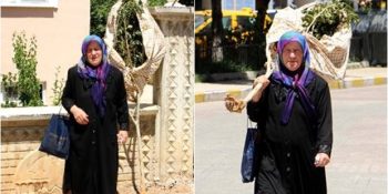 Evinin Önündeki Kesilen Ağacı Sırtladığı Gibi Belediyeye Hesap Sormaya Giden Melahat Teyze