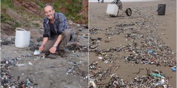 Denizden Topladığı Çöpleri Sanat Eserine Dönüştüren Yaratıcı Aktivist