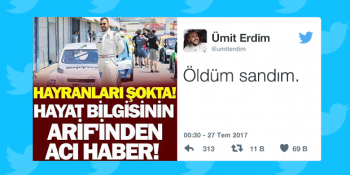 Öldüğünü Sanan Ümit Erdim’e Sosyal Medyadan Gelen 15 Komik Tepki