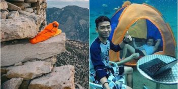 Çadırıyla Birbirinden İlginç Yerlerde Fotoğraflar Paylaşan Eğlenceli Instagram Hesapları