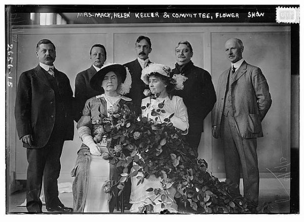 Mrs. Macy, Helen Keller and Committee, Flower Show