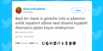 Ünlü İş Adamının Evlilik Hayatını Nasıl Bitirdiğini Anlatan Check-in Görevlisi
