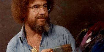Tabloları Dijital Ortamda Ziyarete Açılan Efsane Ressam Bob Ross