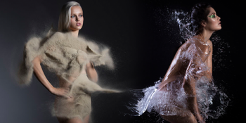 Modellerin Kum, Ateş, Su ve Toza Bulandığı 12 Başarılı Fotoğraf