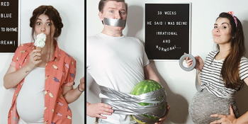 Hamilelik Sürecini Gerçekçi Fotoğraflarla Hafta Hafta Özetleyen Yaratıcı Anne