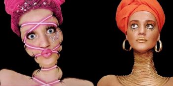 Siyah Arka Plan Kullanıp Gerçek Dışı Makyajlar Yapan Sanatçıdan 20 Çılgın Tasarım