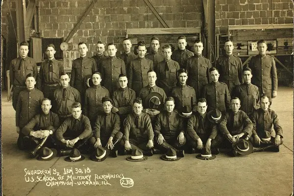 World_War_One_Personnel_Squadron_32_Champaign_Illinois