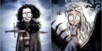 Game Of Thrones Karakterlerini Tim Burton’ın Gözünden Çizen Sanatçıdan 12 Başarılı İllüstrasyon