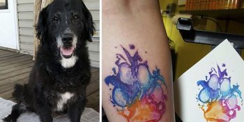 Kendi Köpeklerinin Pati İzlerini Dövme Yaptırıp Her Daim Yanlarında Hisseden 16 Hayvansever