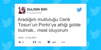 Şampiyonlar Ligi’nde Haftanın En Güzel Golünü Atan Tosun Paşa’ya Sosyal Medyadan 13 Tepki