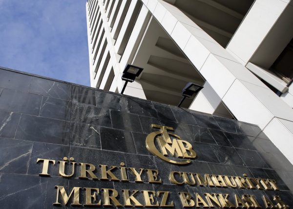 Turkey's Central Bank headquarters is seen in Ankara January 24, 2014. Turkey received a vote of confidence in its underlying economic health on Thursday, with foreign investors lapping up a $2.5 billion eurobond issue even as a corruption scandal swirled and the central bank intervened to prop up the lira. The graft investigation, one of the biggest threats to Prime Minister Tayyip Erdogan's 11-year rule, has shaken Turkey in recent weeks, helping send the lira into a tailspin and heightening uncertainty ahead of elections this year. REUTERS/Umit Bektas (TURKEY - Tags: POLITICS BUSINESS ELECTIONS)
