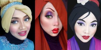 Malezyalı Makyaj Sanatçısının Başörtüsünü Kullanarak Yaptığı Birbirinden Güzel 17 Makyaj