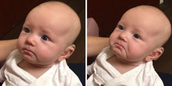 Annesinin Sesini İlk Kez Duyan İşitme Engelli Bebek ve Kalpleri Eriten Tepkisi