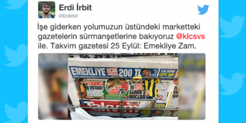Takvim Gazetesinde Neredeyse Her Gün Yer Alan Emekliye Zam Manşetlerini Toplayan Adam