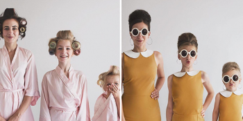 Sevimli Kızlarıyla Aynı Kıyafetleri Giyen Genç Ruhlu Anneden 28 Eğlenceli Fotoğraf