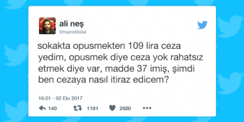 Sokakta Öpüştüğü İçin 109 Lira Para Cezasına Çarptırılan ‘Adam’