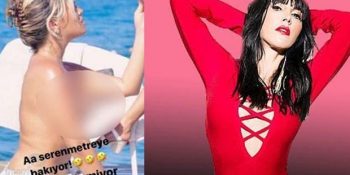 Hande Yener ve Seren Serengil Arasındaki Üstsüz Fotoğraf Tartışması Sosyal Medyanın Gündeminde